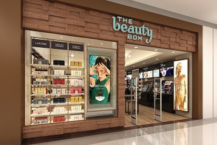 As lojas físicas The Beauty Box