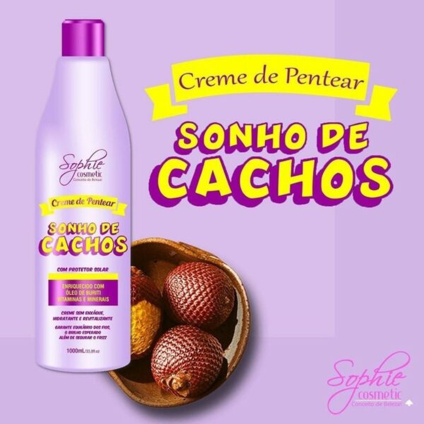 Creme Para Pentear Sonho De Cachos 1l Sophie Cosmetic