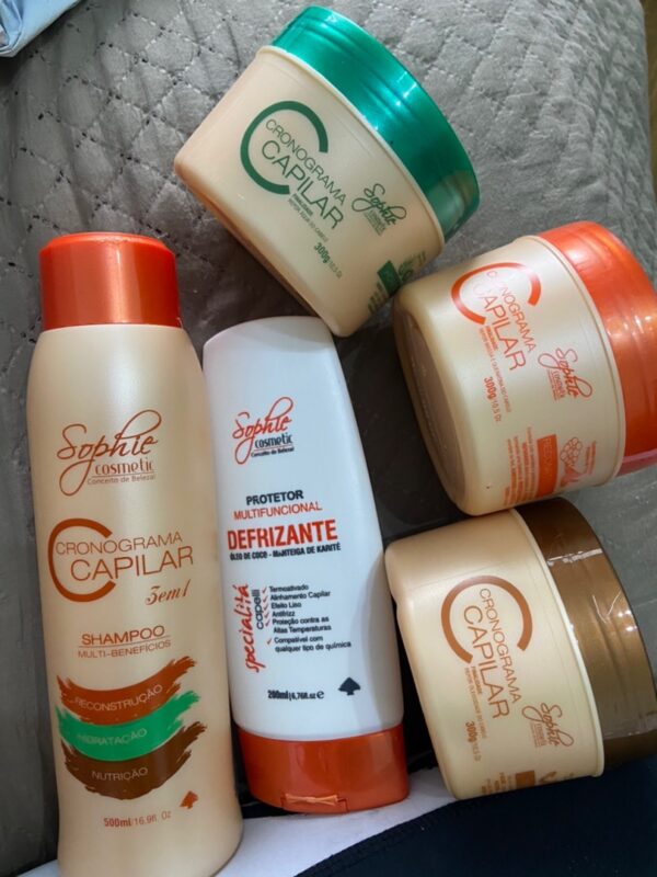 Shampoo Cronograma Capilar 500ml Multi Benefícios Sophie