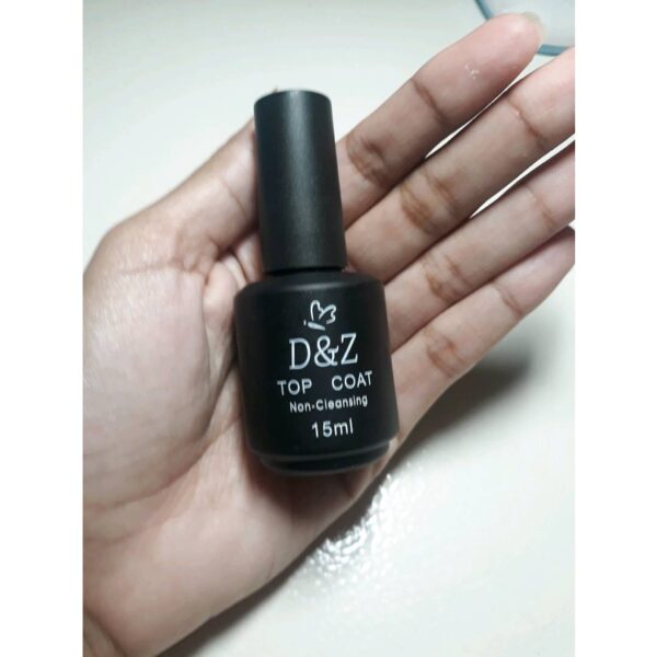 Top Coat Non Cleasing D&z Kit Acrigel Selante Pretinho