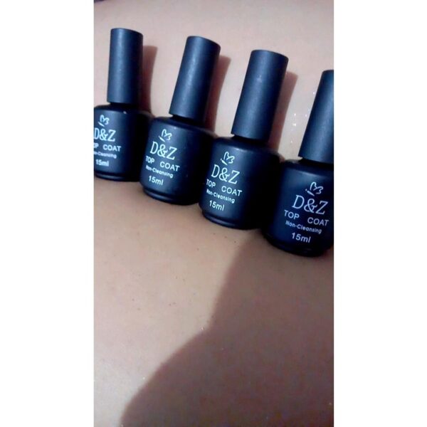 Top Coat Non Cleasing D&z Kit Acrigel Selante Pretinho