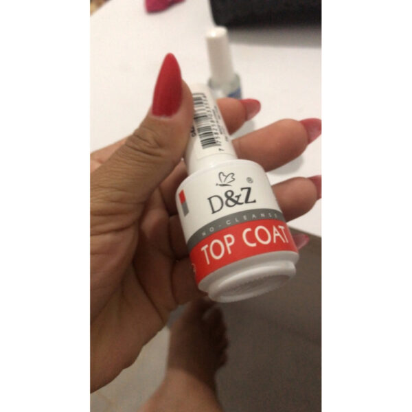 Selante Top Coat D&z - Porcelana Acrigel Em Promoção 15 Ml