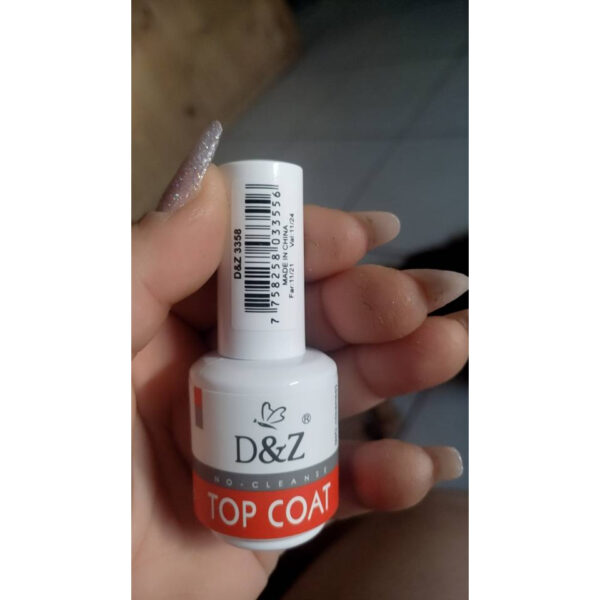 Selante Top Coat D&z - Porcelana Acrigel Em Promoção 15 Ml