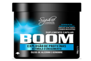 Super Máscara Boom Suplemento Capilar Sophie Cosmetic 1 Kg Ultra Hidratante Teia Brilho Creme Reparação Total Hidratação Absoluta Efeito Reconstrutora Original