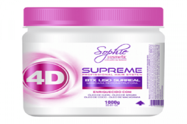 Botox Capilar 4d Liso Surreal 1kg Sophie Cosmetic Repositor