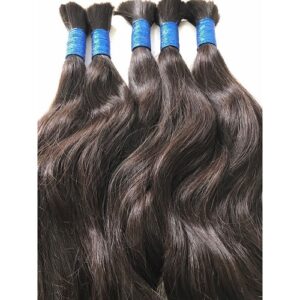 Cabelo Humano Castanho Para Mega Hair Ondulado 60/65cm 100 gramas