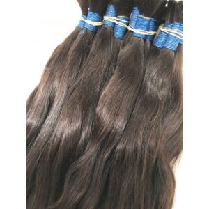 Cabelo Humano Castanho Para Mega Hair Ondulado 70/75cm 100 gramas