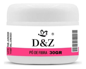 Pó De Fibra D&z 30g Engrossar Gel Alongamento Unhas