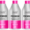 Kit Cauterização E Reconstrução Dos Fios De Cabelos Capilar 3x1l Sophie Cosmetic Shampoo + Bálsamo + Reconstrutor