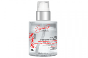 Multireconstrutor Cabelos Ressecados E Cacheados 60ml Sophie Cosmetic Óleo Multi Reconstrutor Reparador De Pontas Prolonga O Efeito Liso Mechas