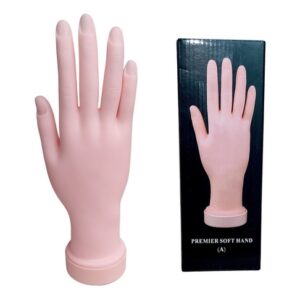 Mão De Treino Flexível Articulada Manicure