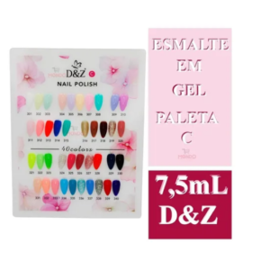 Esmalte Em Gel Pequeno - Coleção B- D&Z 7,5ml Led uv Unhas dez