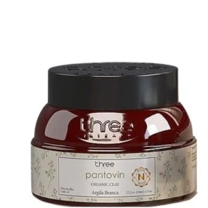 Three Therapy Máscara de Nutrição Argila Branca Organic Clay 250g