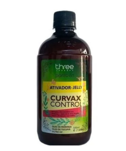 Three Therapy Pantovin Jelly Ativador de Cachos Curvax Control 500ml