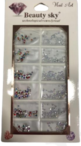 Cartela de Strass Beauty Sky 12 CORES D&Z