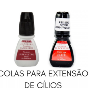 Cola Alongamento Cílios Fio A Fio Black Glue Super Ultra ou Elite 5ml