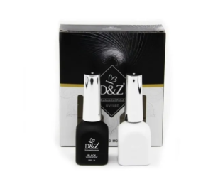 Kit Esmalte Em Gel Preto & Branco 12g – D&z