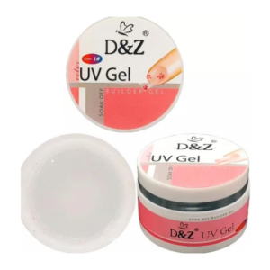 Gel D&z Clear Transparente 30 mg Unhas Encapsulada Led Uv