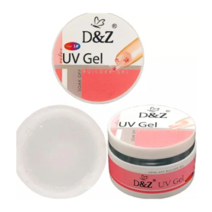 Gel D&z Clear Transparente 50mg Unhas Encapsulada Led Uv