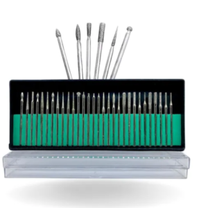 Kit 30 Brocas Lixa Unha Eletrica Profissional Nail Designer