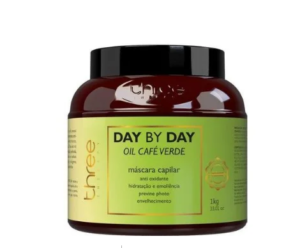 Three Therapy Máscara Day By Day Oil Café Verde Pantovin 1kg