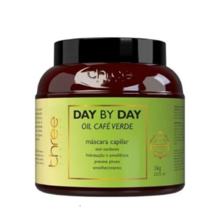 Three Therapy Máscara Day By Day Oil Café Verde Pantovin 1kg