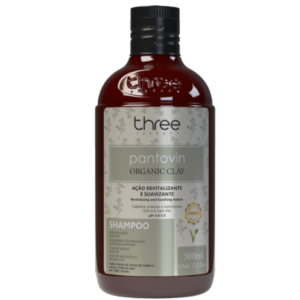 Shampoo Pantovin Organic Clay 500ml Three Therapy