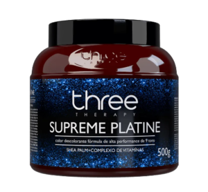 Three Therapy Supreme Platine Pó Descolorante Alta Performance 9 tons 500g