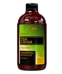 Three Therapy Pantovin Shampoo Teia de Caviar 500ml