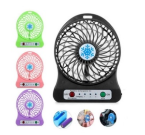 Ventilador De Mesa Mini Potente E Silencioso Com 4 Pás  4 Polegadas