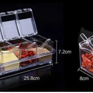 Porta Condimentos E Temperos Crystal Seasoning Box