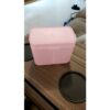Porta Algodão Prensado Com 2 Tampas Suporte Manicure