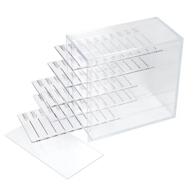 PORTA CÍLIOS LASH BOX EM ACRILICO ORGANIZADOR 5 PLACAS