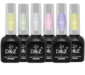 Esmalte em Gel Coleção Ice Cream D&Z 6 cores