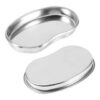 Bandeja curva de aço inox micropigmentação esterilização