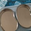 Bandeja curva de aço inox micropigmentação esterilização