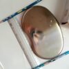 Bandeja curva de aço inox micropigmentação esterilização