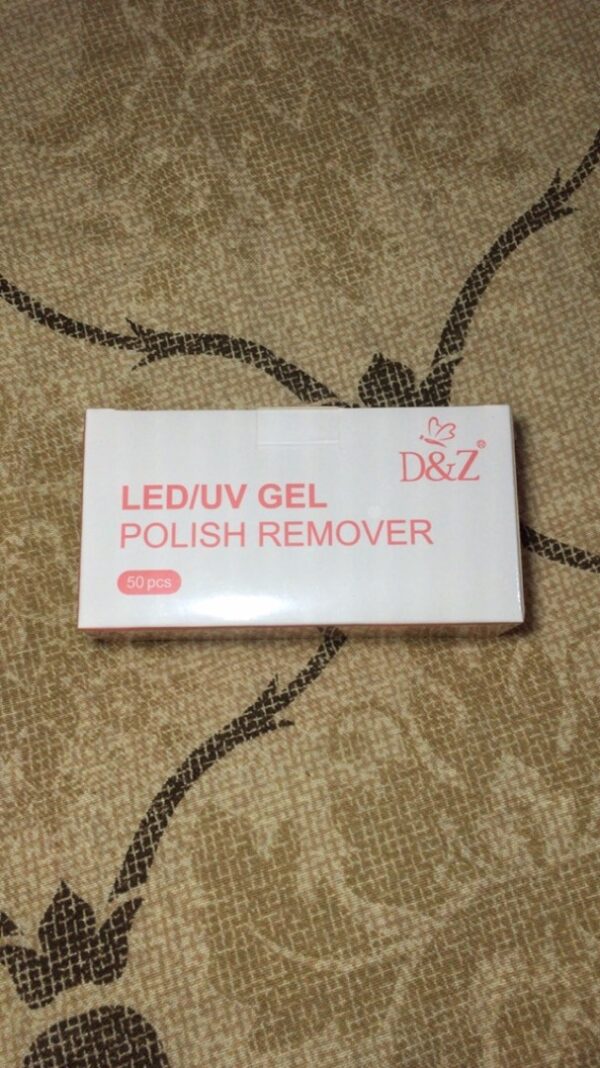 Removedor De Gel De Unha D&Z Com 50 ou 100 Pacotinhos