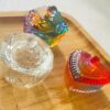 Dappen de Vidro Com Tampinha Manicure Porcelana OFERTA