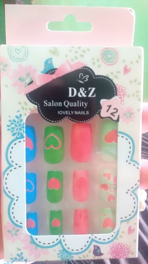 Unhas postiça decoradas Salon Quality D&Z