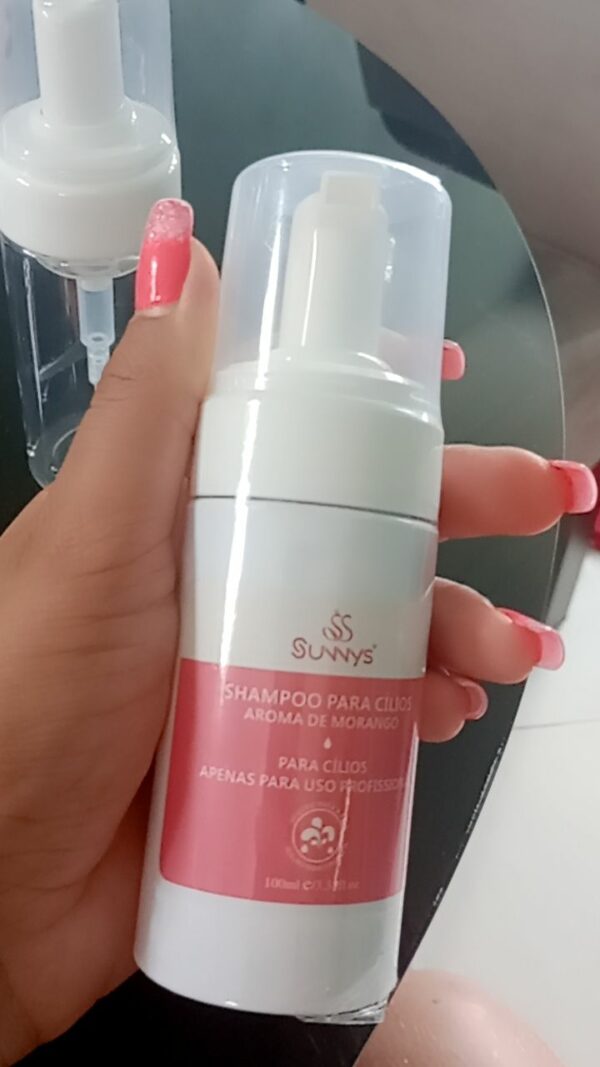 Shampoo higienizador pump SUNNYS para cílios 100ml oferta