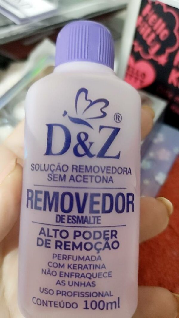 Removedor de Esmalte com ou sem Acetona D&Z 100ml