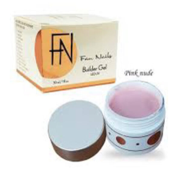 Gel Fan Nails Builder Nude Auto Brilho Autonivelante 30gr