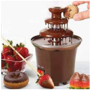 Mini Cascata Panela Fondue Elétrica Fonte Chocolate