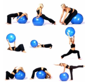 Bola Pilates Yoga Abdominal 25, 55, 65cm maravilhosa