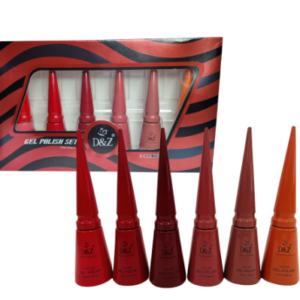 Kit 6 Esmalte Em Gel D&Z 12ml - 6 Coleções