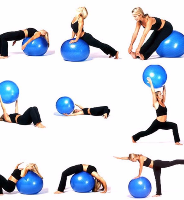 Bola Pilates Yoga Abdominal 25, 55, 65cm maravilhosa