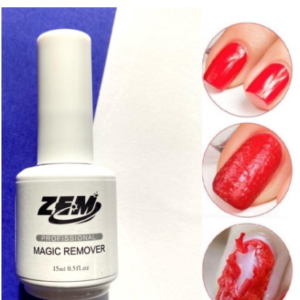 Magic Remover Zem Nail 15ml Removedor Esmalte Em Gel Acrigel