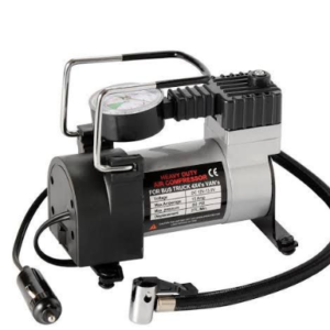 Compressor Veicular De Ar Mini Elétrico Portátil Prata 12V