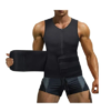 Regata Masculina Queima Gorduras Barriga Camiseta Cinta